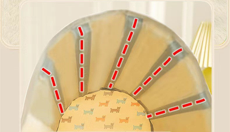 Katzenbett mit Einsturzschutz, geschlossen, abnehmbar und waschbar, warm