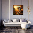Regal Dawn Cat Majesty Canvas