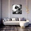 Whispering Cat Shadows Canvas
