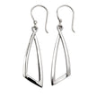 Beginnings Open Abstract Triangle Drop Earrings