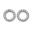 Beginnings Open Circle Earrings with Cubic Zirconia