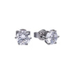 Diamonfire Six Claw Carat Stud Earrings