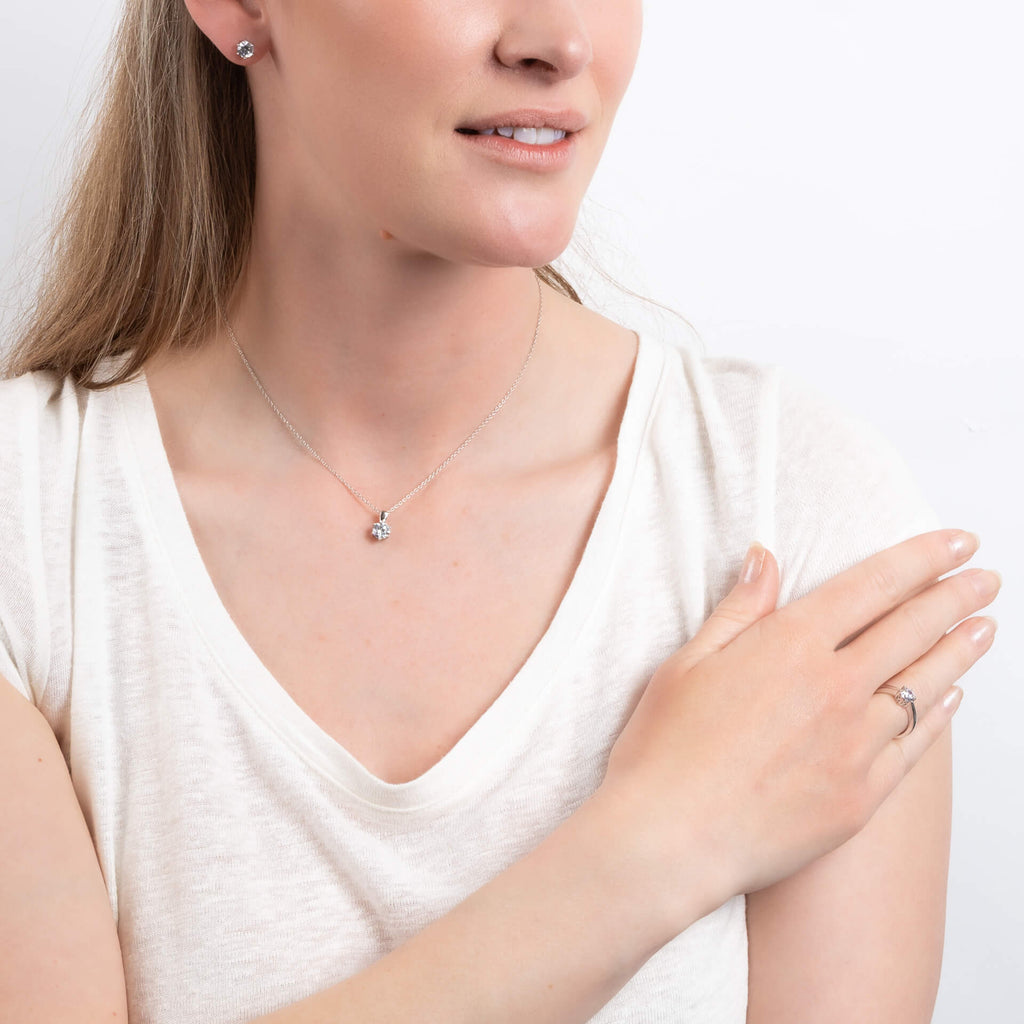 Diamonfire Sechs-Krappen-Anhänger mit Karat