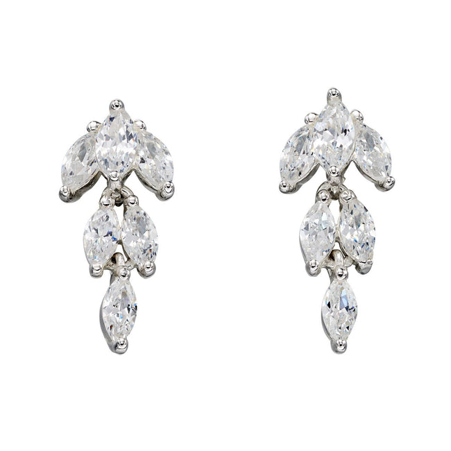 Beginnings Cubic Zirconia Marquise Drop Earrings