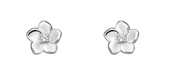 Beginnings Cubic Zirconia Cherry Blossom Earrings