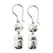 Pendientes de Doble Caída Martillados Beginnings
