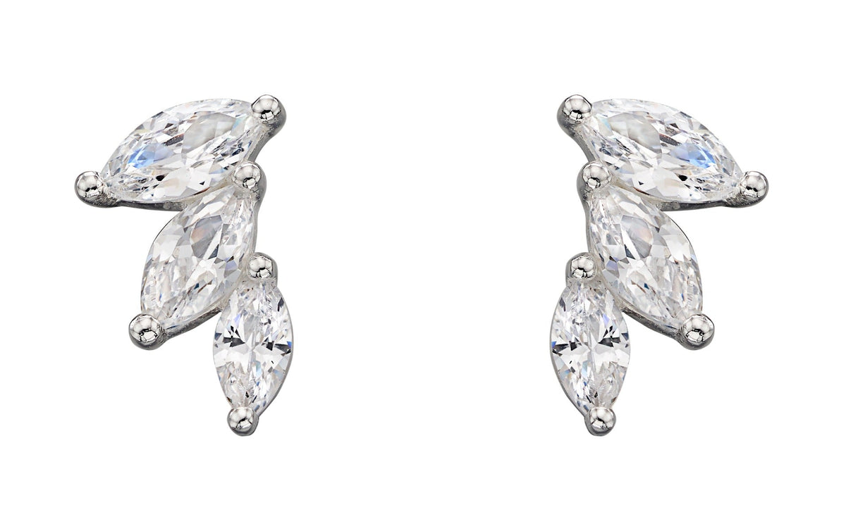 Beginnings Cubic Zirconia Marquise Earrings