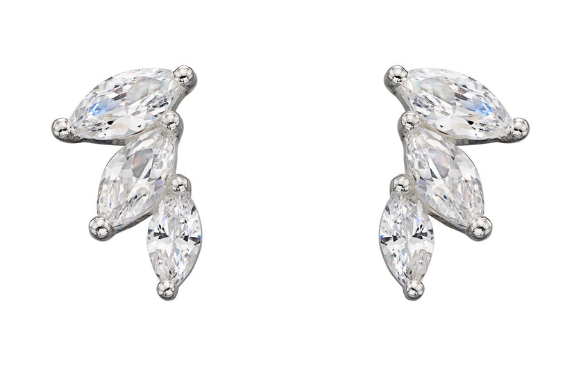 Beginnings Cubic Zirconia Marquise Earrings