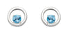 Beginnings Open Circle Earrings with Stone