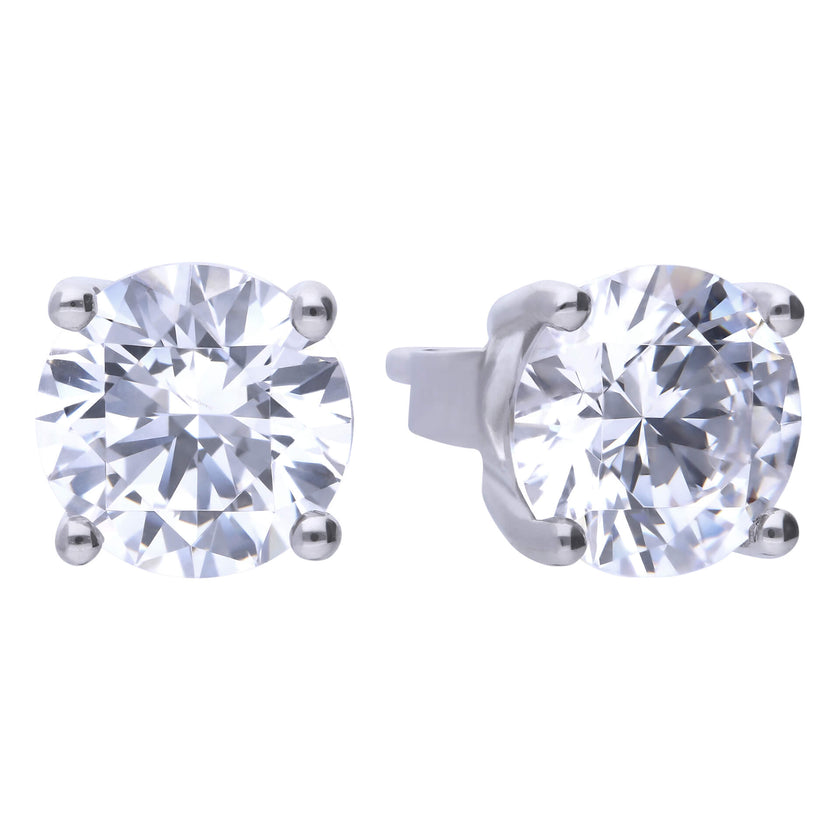 Diamonfire Four Claw Carat Stud Earrings