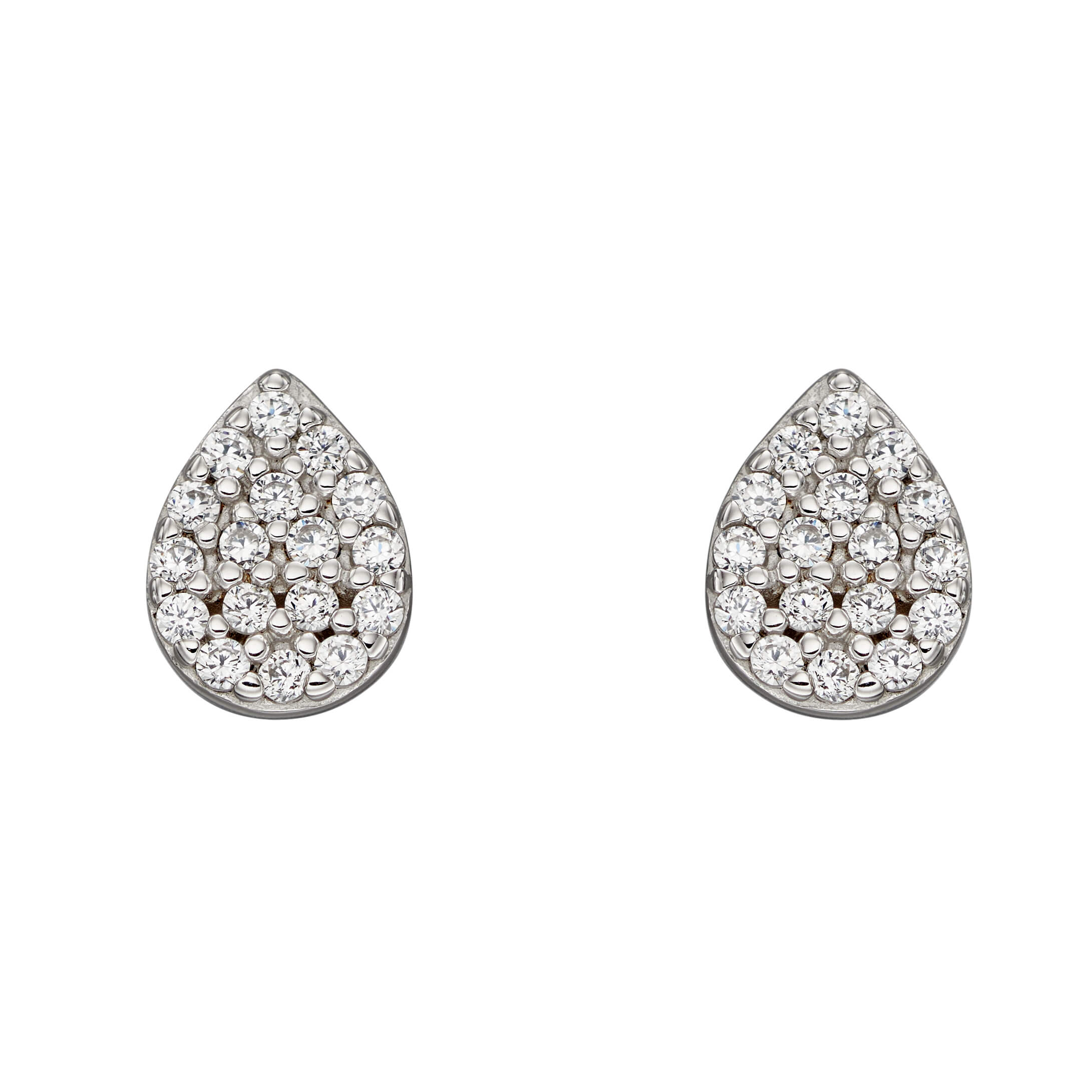 Beginnings Teardrop Cubic Zirconia Stud Earrings