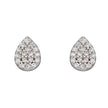 Beginnings Teardrop Cubic Zirconia Stud Earrings