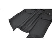 Dark in Love Punk Layered Pocket Cutout Belted Long Skirt