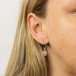 Beginnings Diamond Cut Disc Drop Earrings