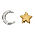 Beginnings Mond- und Stern-Ohrstecker