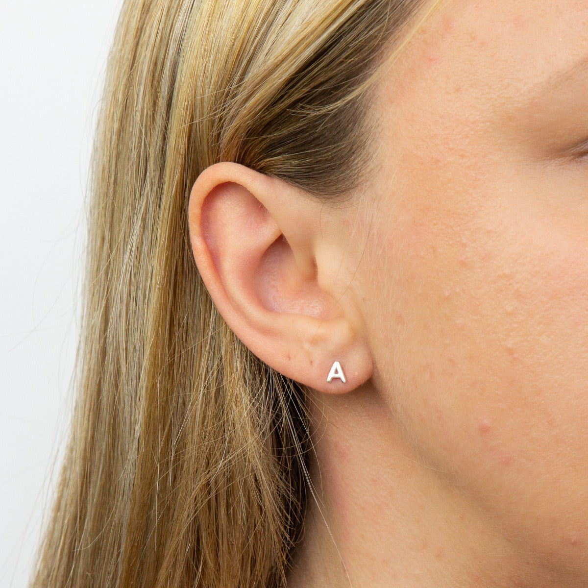 Beginnings Initial Stud Earrings