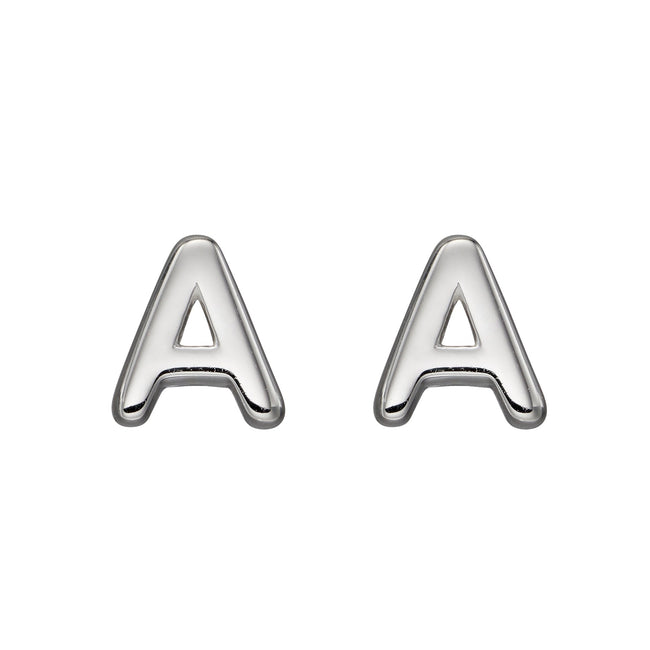 Pendientes de botón iniciales Beginnings