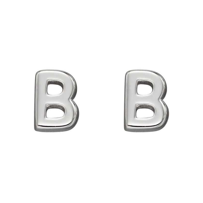 Beginnings Initial Stud Earrings