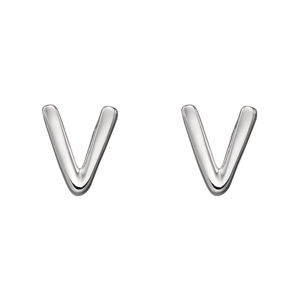 Beginnings Initial Stud Earrings