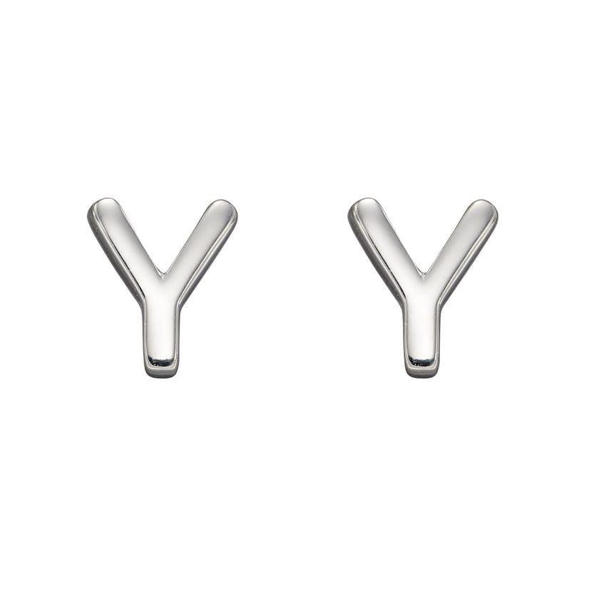 Beginnings Initial Stud Earrings