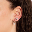Diamonfire Diamond Shaped Zirconia Stud Earrings