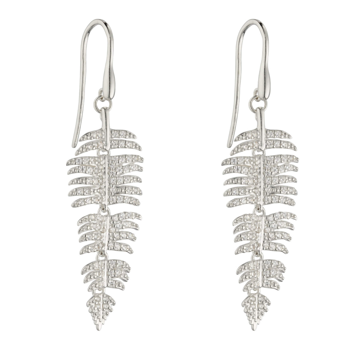 Beginnings Palm Leaf Drop Earrings