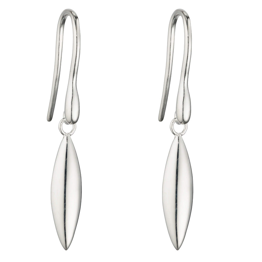 Beginnings Navette Shaped Drop Earrings