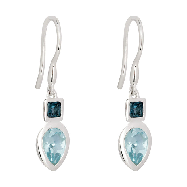 Beginnings Iris Petal Drop Earrings