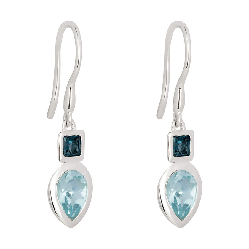 Beginnings Iris Petal Drop Earrings