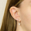 Beginnings Heart Stud Earrings with Cubic Zirconia