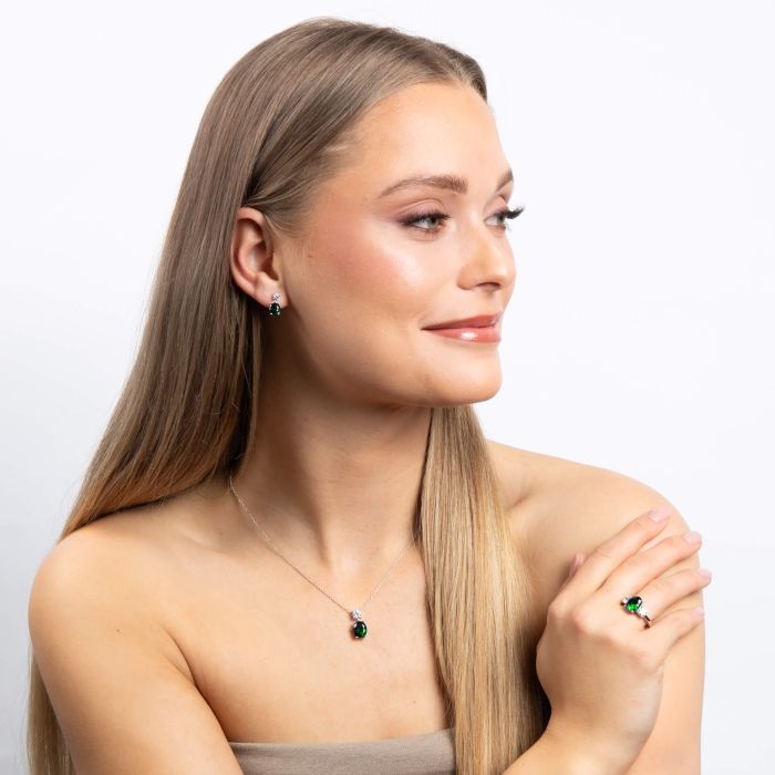 Anillo Trilogía Ovalado Diamonfire