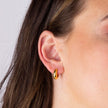 Beginnings Rounded Huggie Hoop Earrings