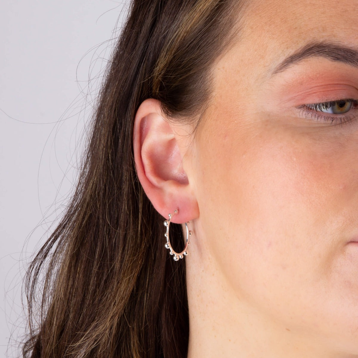 Beginnings Ball Hoop Earrings
