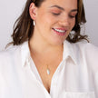 Beginnings Elongated Pebble Drop Earrings with Yellow Gold Plating