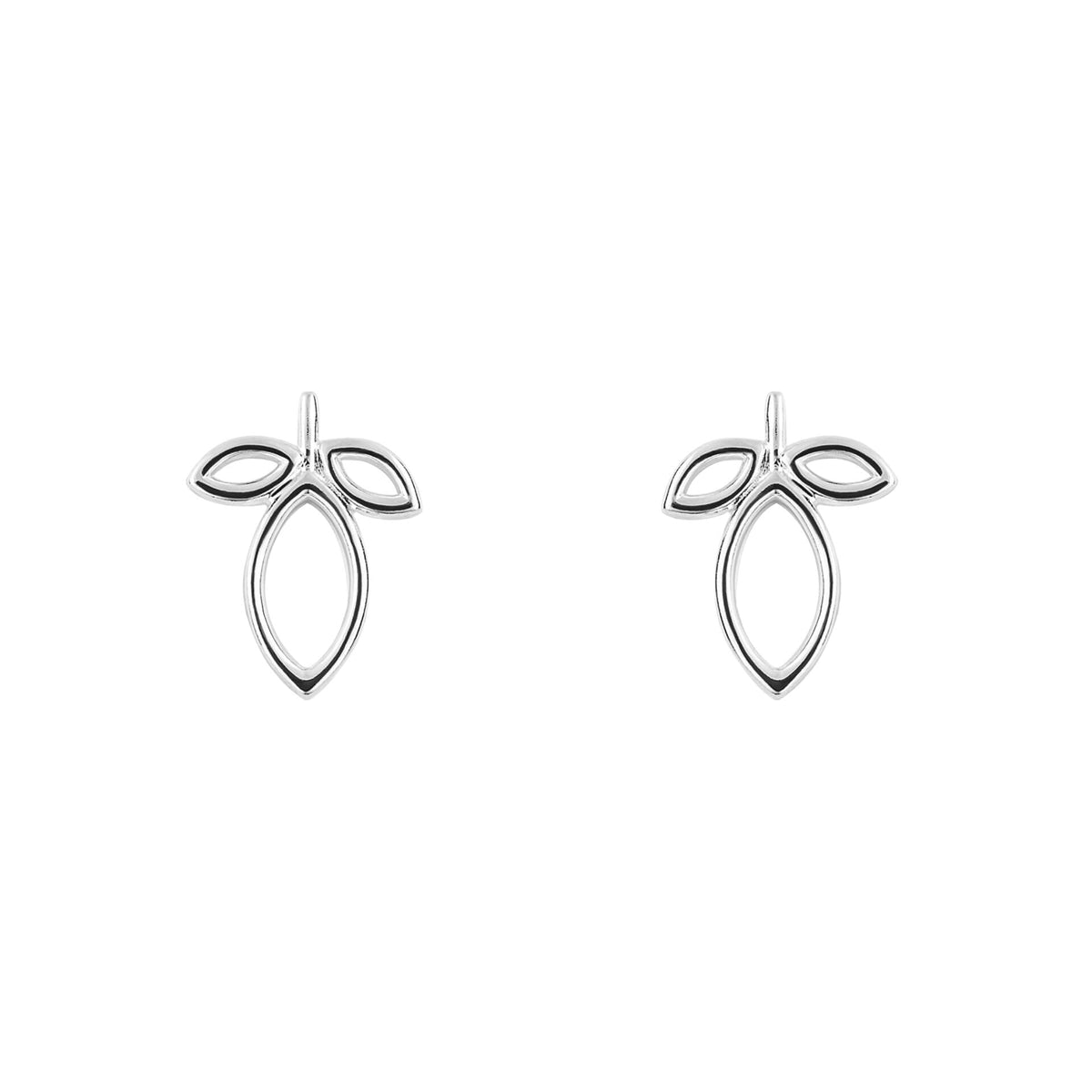 Beginnings Leaf Trio Stud Earrings