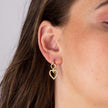 Beginnings Open Heart Drop Earrings