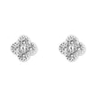 Beginnings Flower Stud Earrings with Cubic Zirconia
