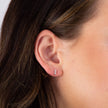 Beginnings Triple Cubic Zirconia Drop Stud Earrings