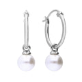 Diamonfire Creolen mit Muschelkernperle