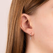 Diamonfire Assembled Hoop Earrings with Drop