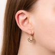 Beginnings Geometric Fan Drop Earrings