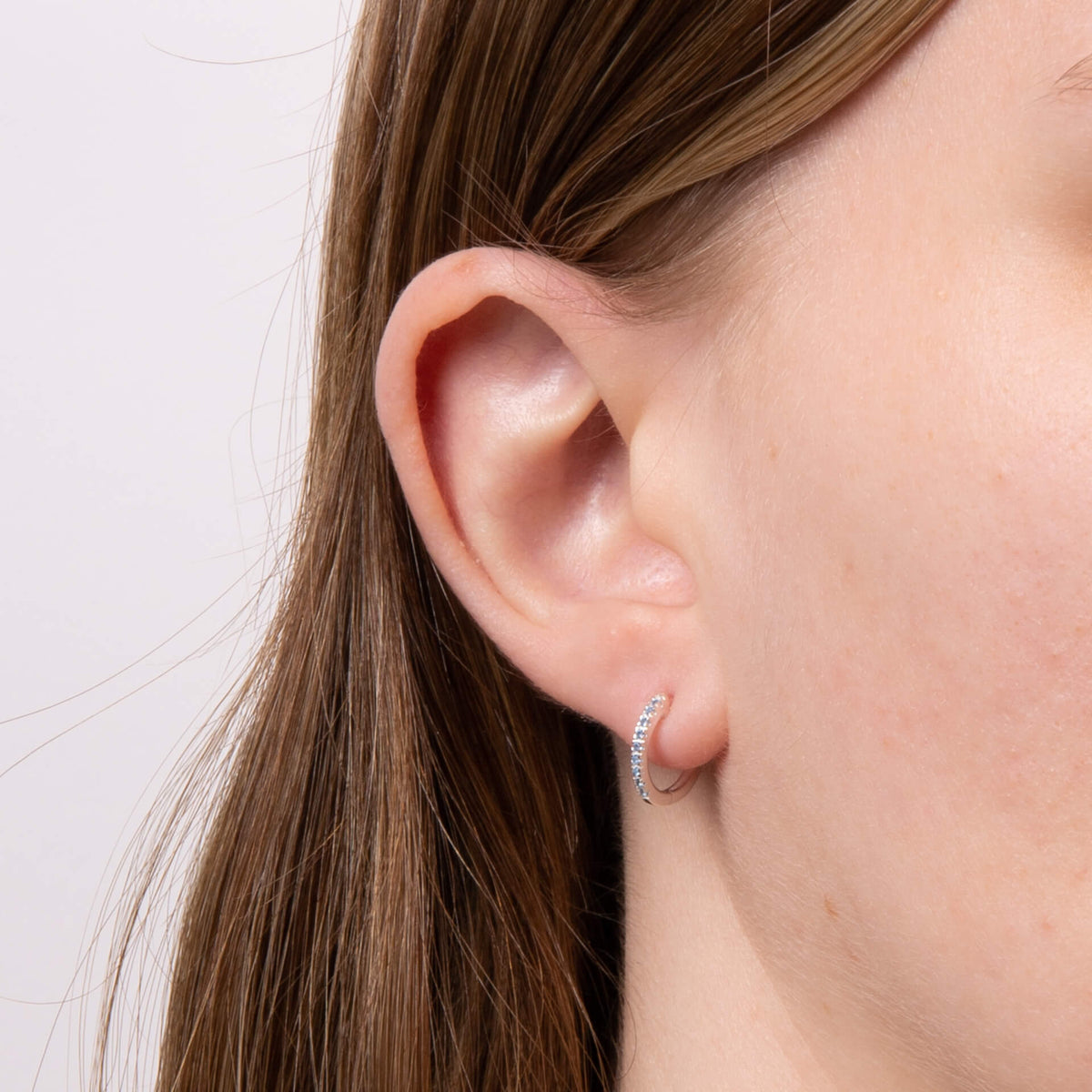 Beginnings Thin Hoop Earrings