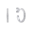 Diamonfire Zirkonia 3/4 Creolen