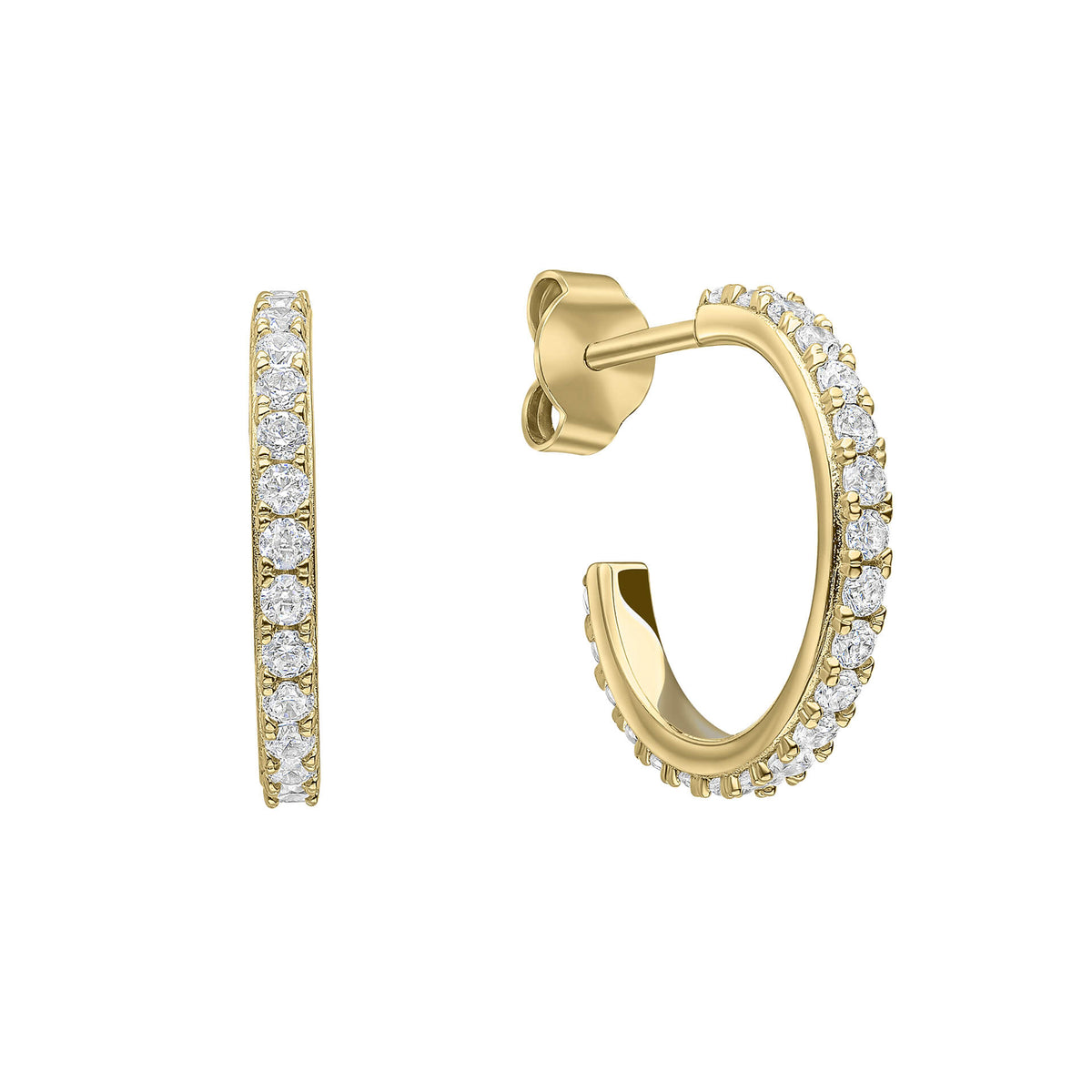 Diamonfire Zirkonia 3/4 Creolen