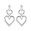 Beginnings Open Heart Drop Earrings