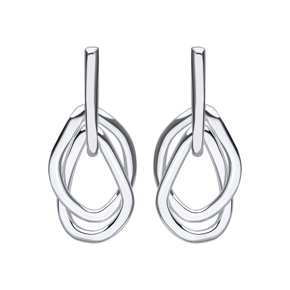 Beginnings Organic Interlinking Drop Earrings