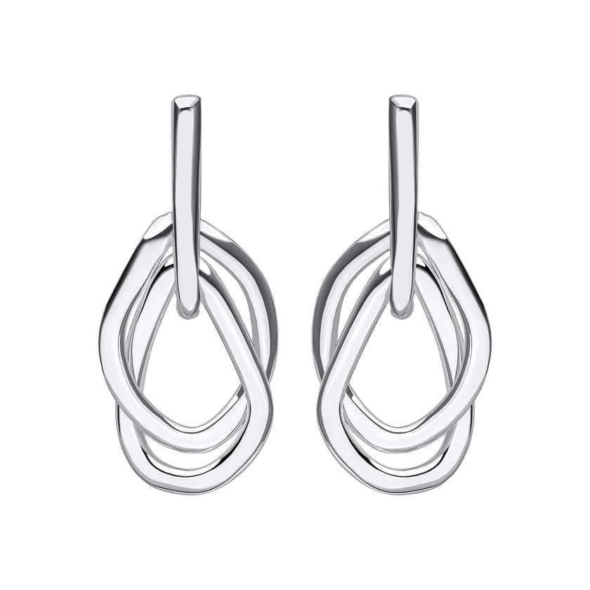 Beginnings Organic Interlinking Drop Earrings