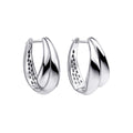 Beginnings Organic Wave Hoop Earrings