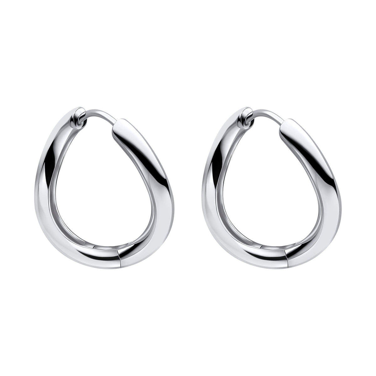 Beginnings Infinity Twist Hoop Earrings