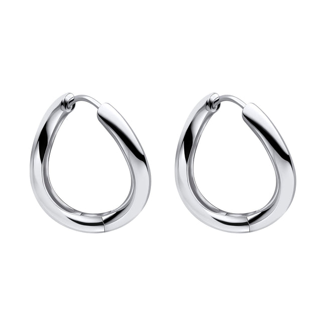 Beginnings Infinity Twist Hoop Earrings